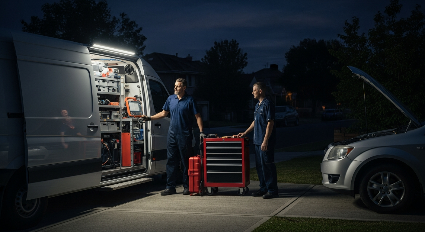 Mobile mechanic open now Melbourne