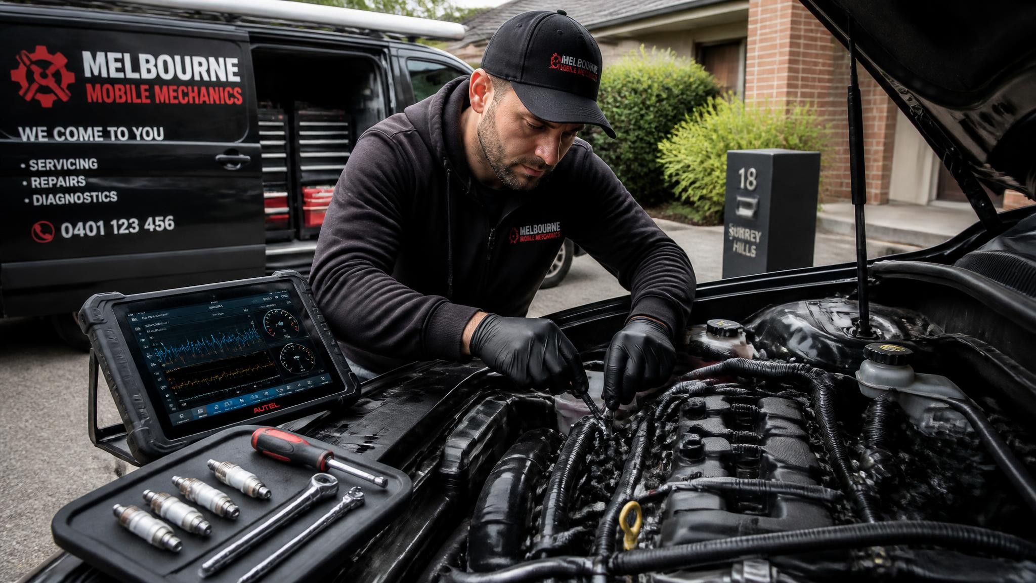 Mobile car tune up in Melbourne