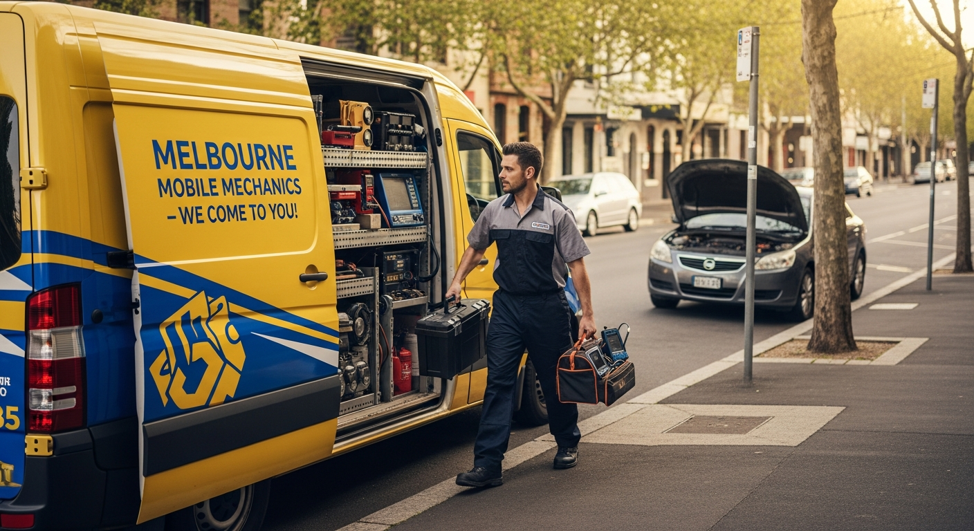 Local car service center near me - mobile van