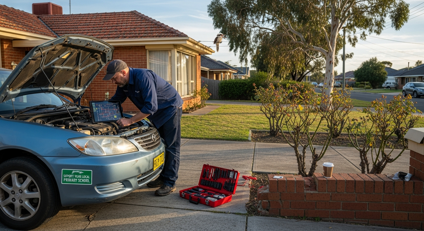 Mobile mechanic Melbourne suburbs