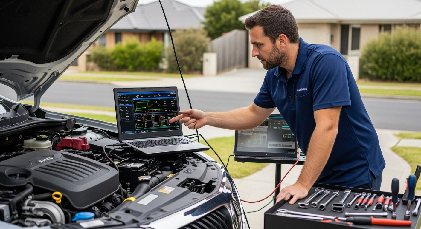 On-site car diagnostics