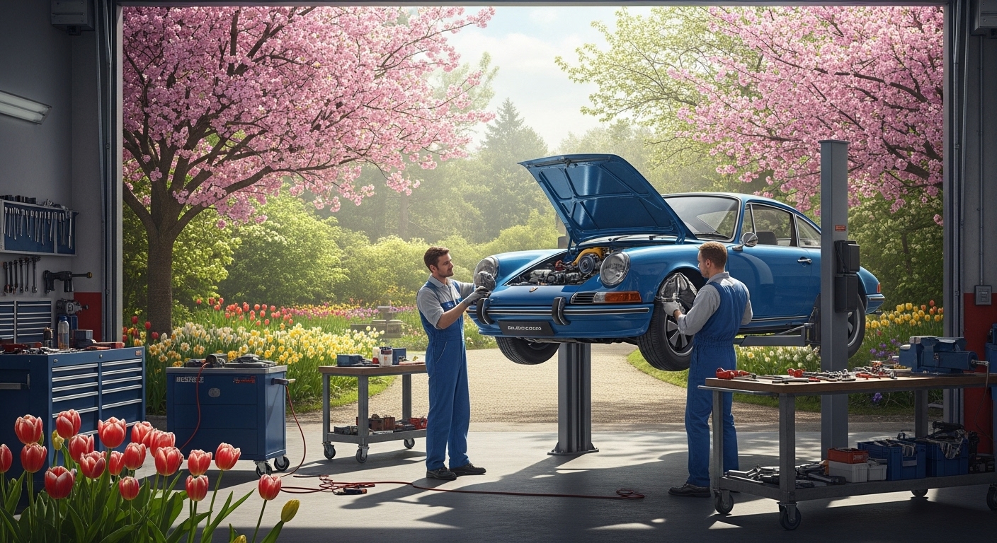 Spring car maintenance