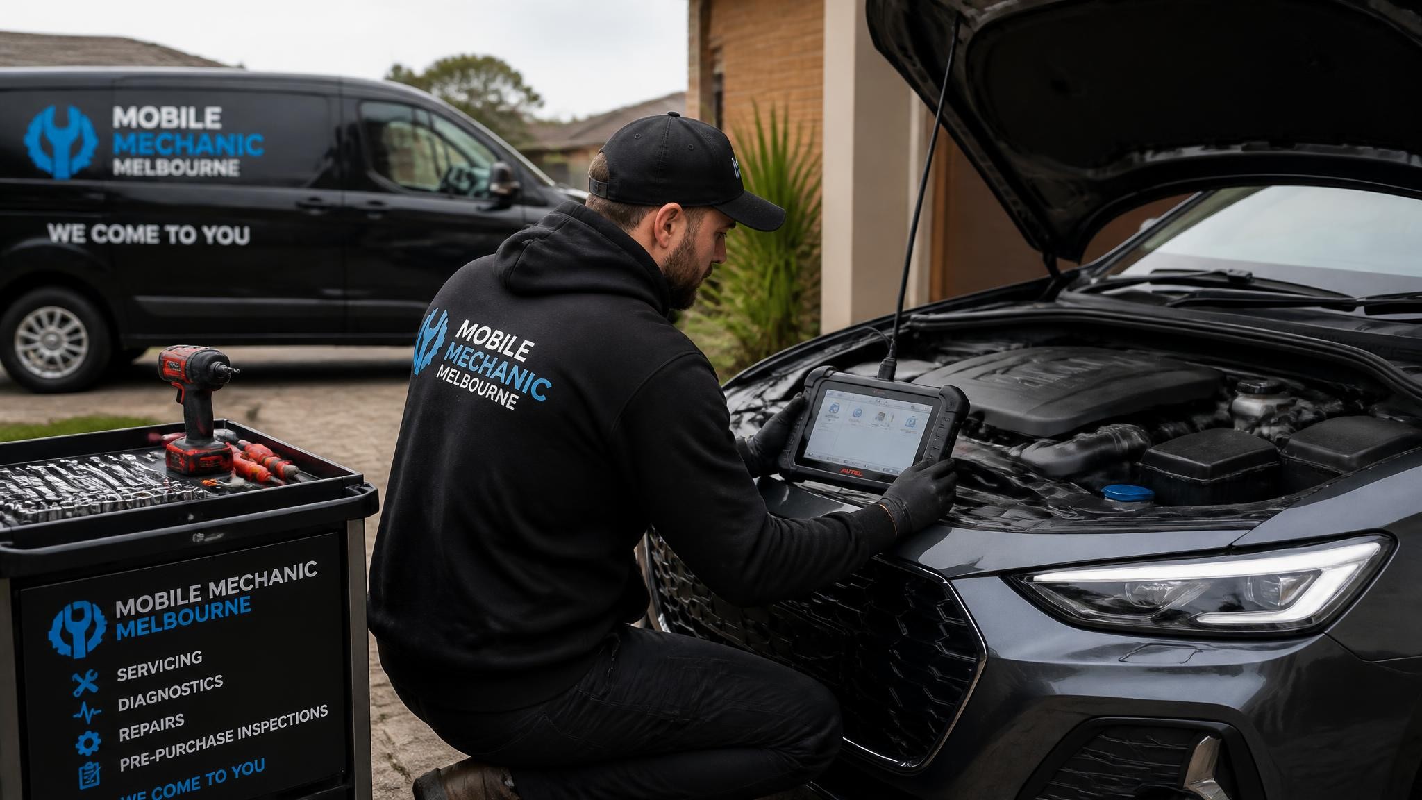 1 mobile mechanic providing on-site car repairs in Melbourne