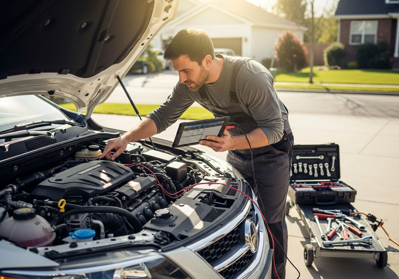 Onsite diagnostics and repairs