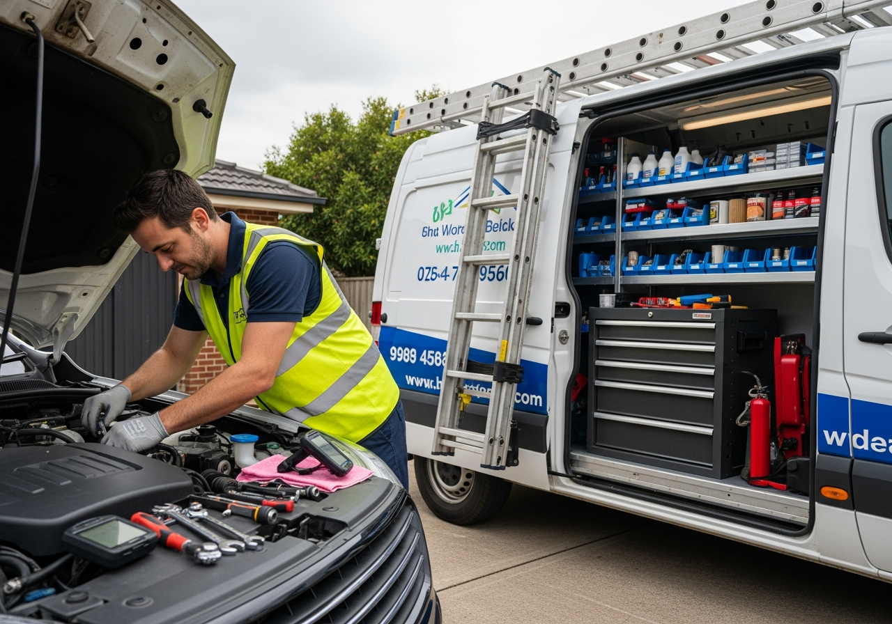 Mobile mechanic and service van
