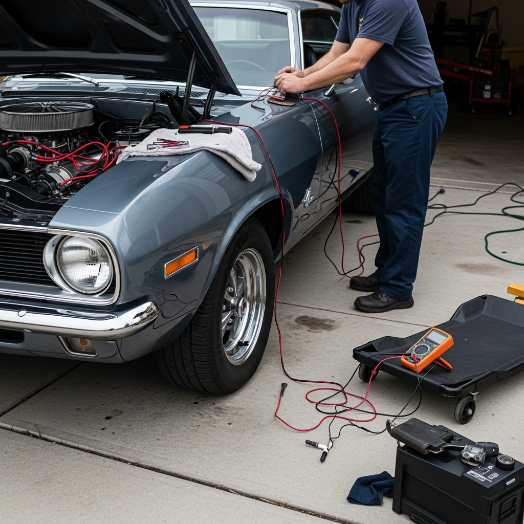 Spark plug service onsite