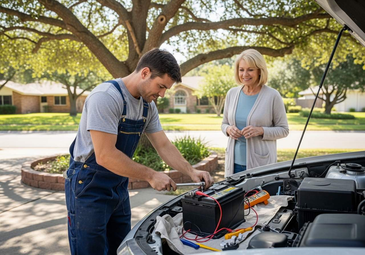 Battery replacement onsite