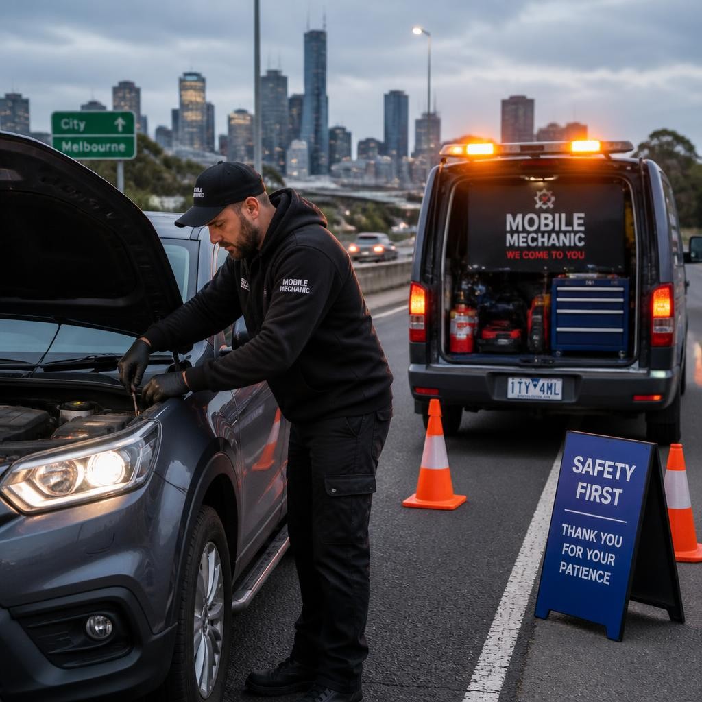 Emergency roadside mechanic assistance in Melbourne