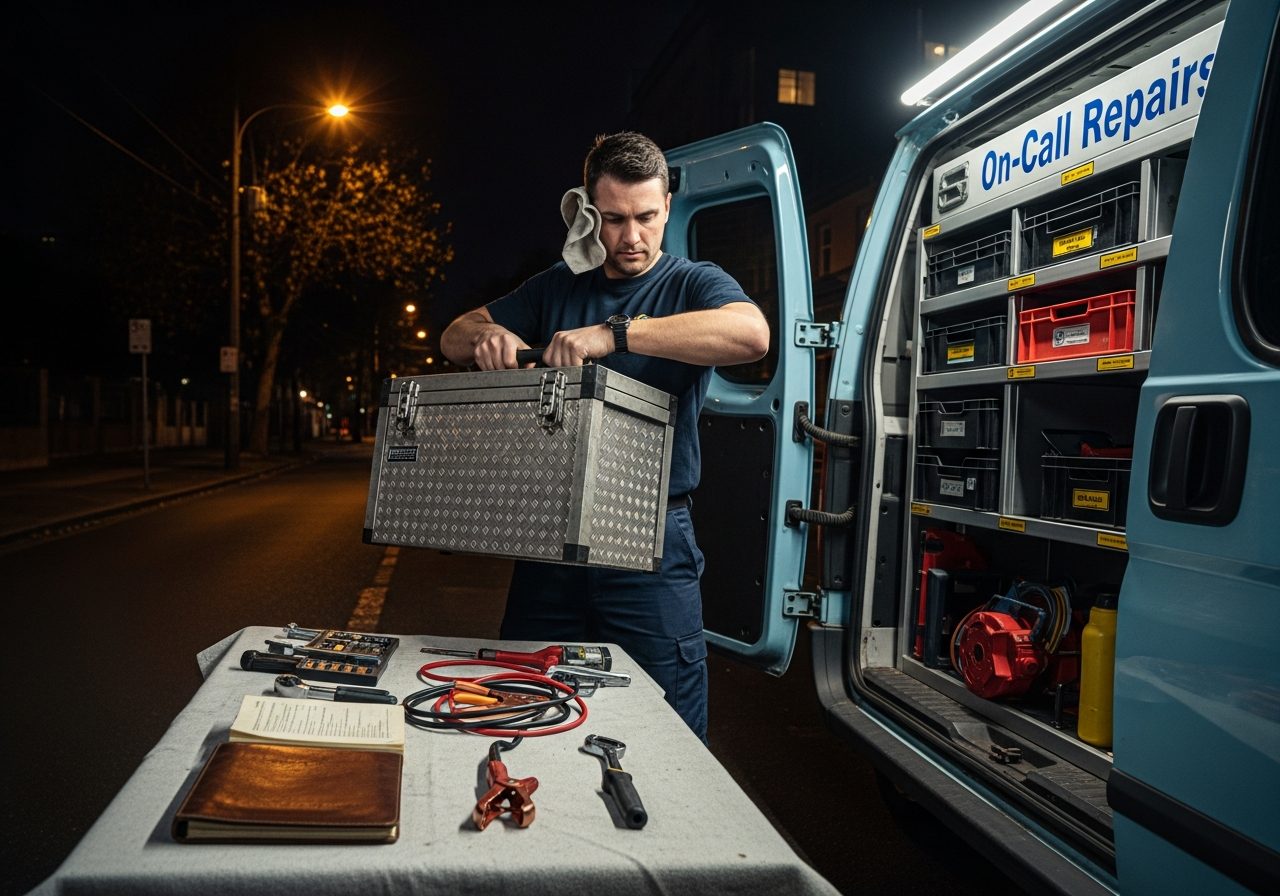 After hours mobile mechanic van