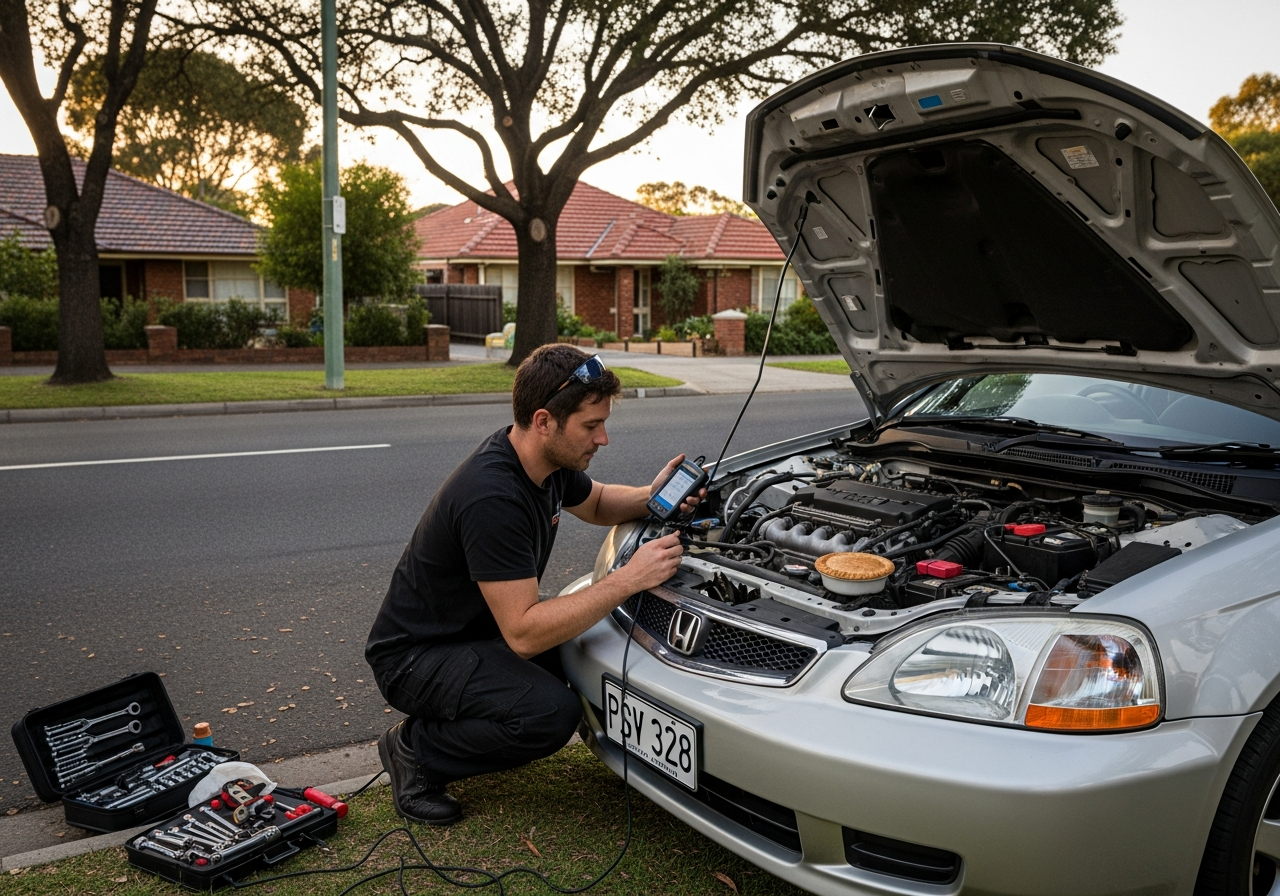 On-site car diagnostics