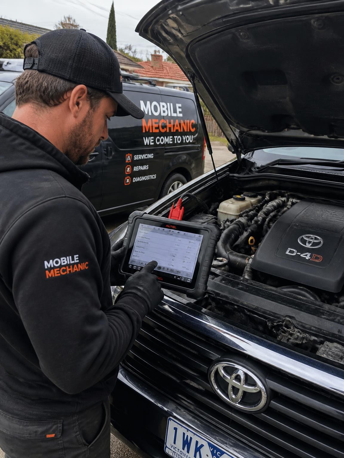 Diesel engine diagnostics performed onsite in Melbourne