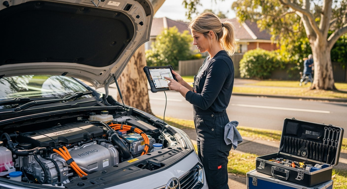 Hybrid mobile mechanic Melbourne service