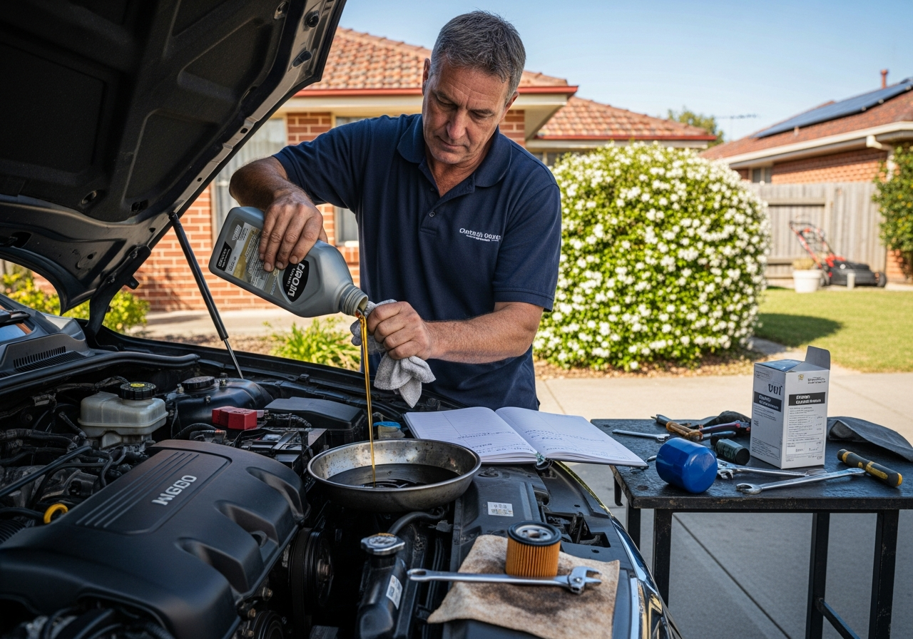 Logbook servicing at home