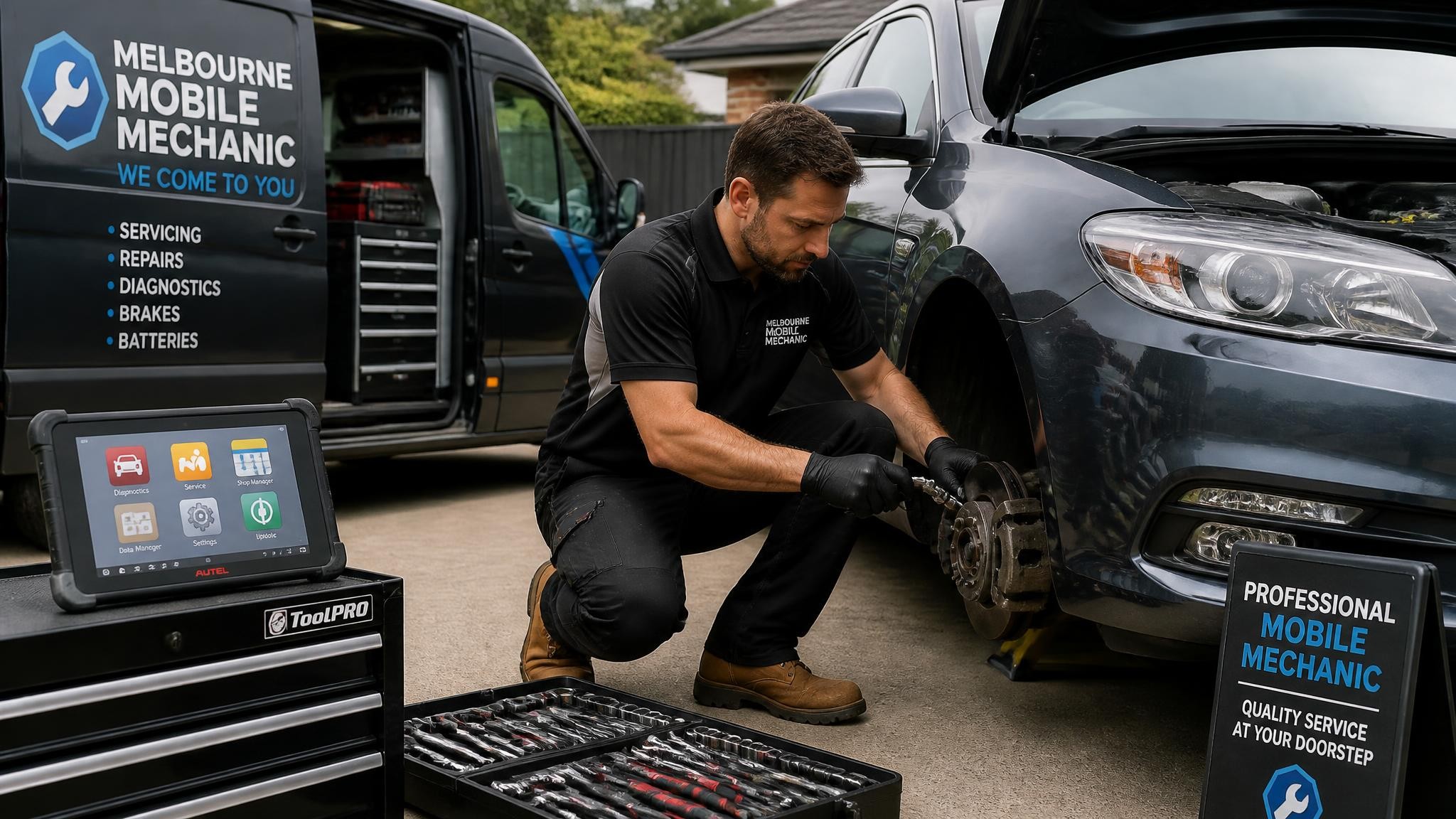 On site mobile auto service in Melbourne