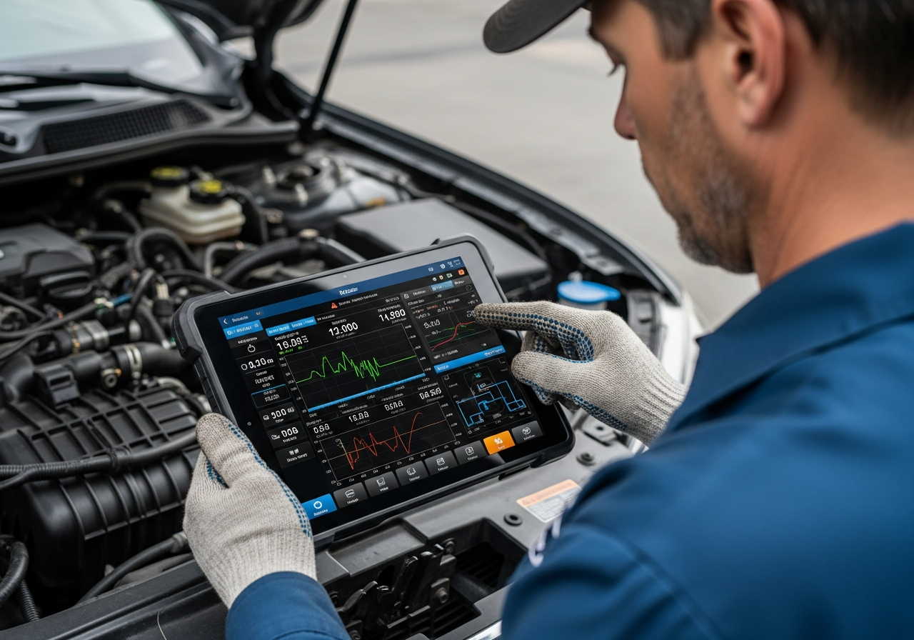 Onsite diagnostic car repair