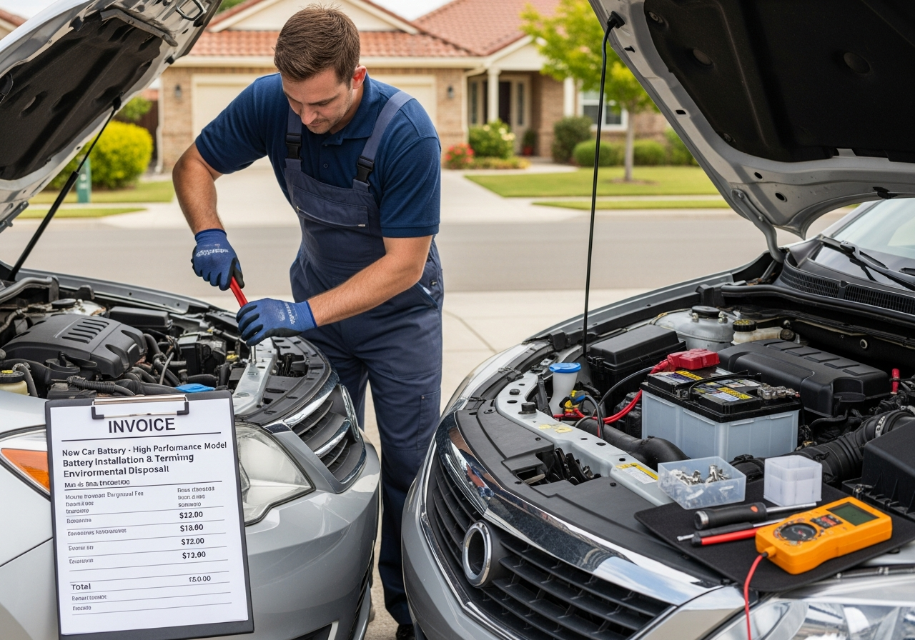 battery replacement price example