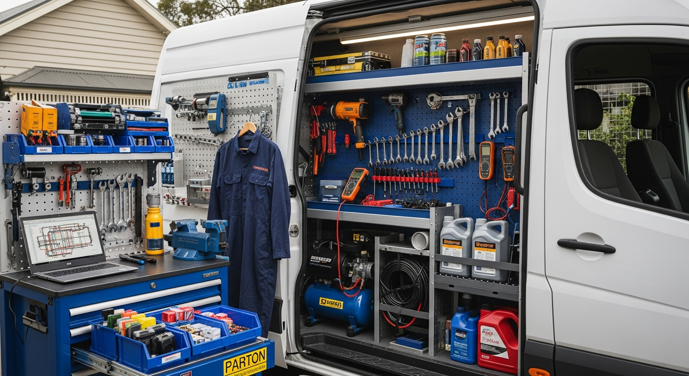 Mobile workshop van