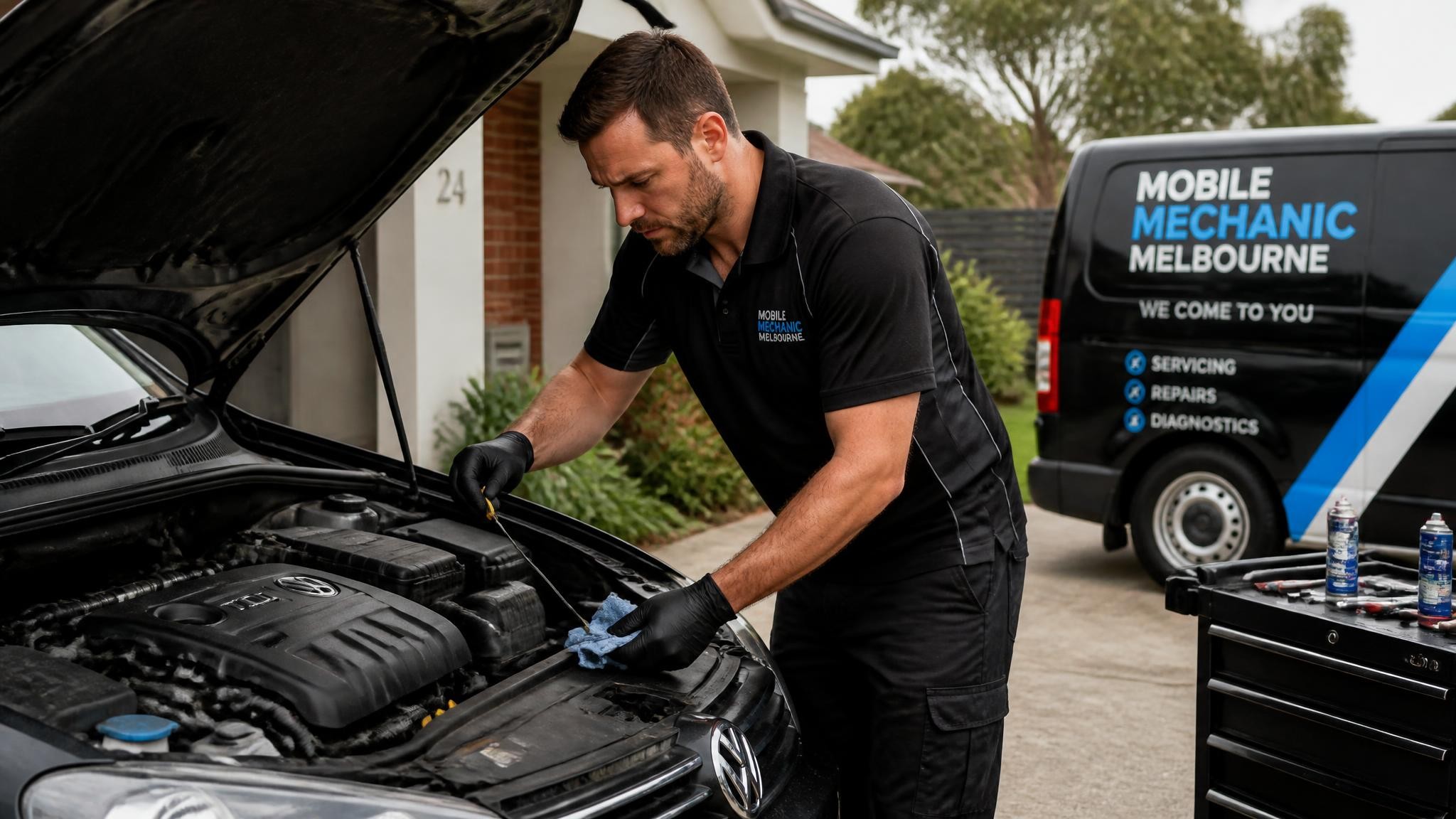 Mobile car service technician in Melbourne