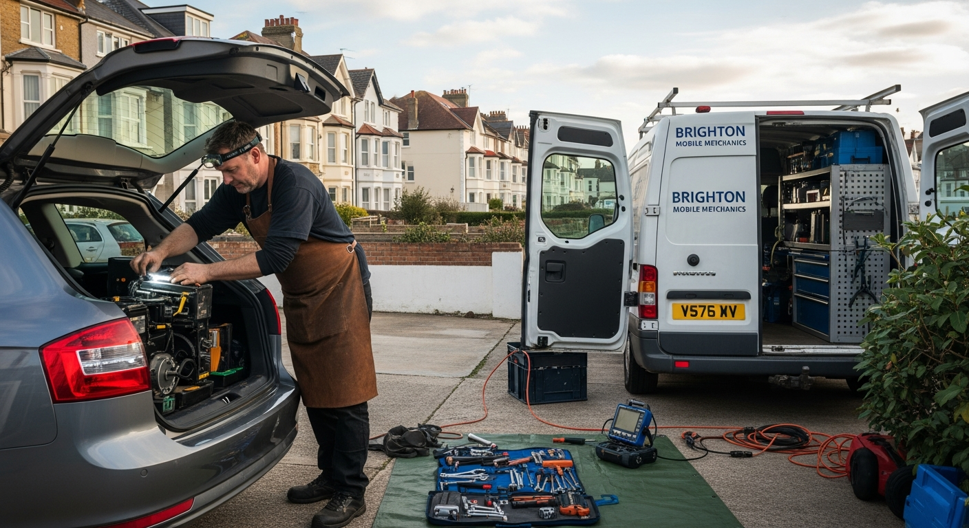 Brighton mobile mechanic van