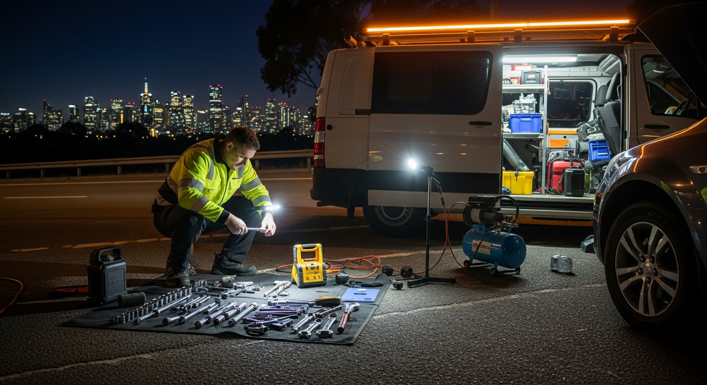 Mechanic on Road Melbourne