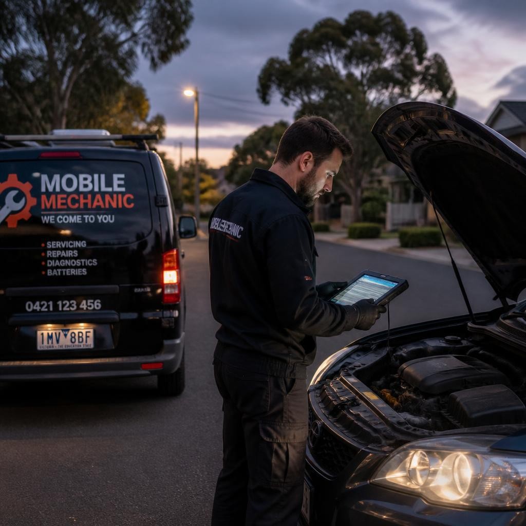 Mobile mechanic providing 24 hour roadside assistance in Melbourne