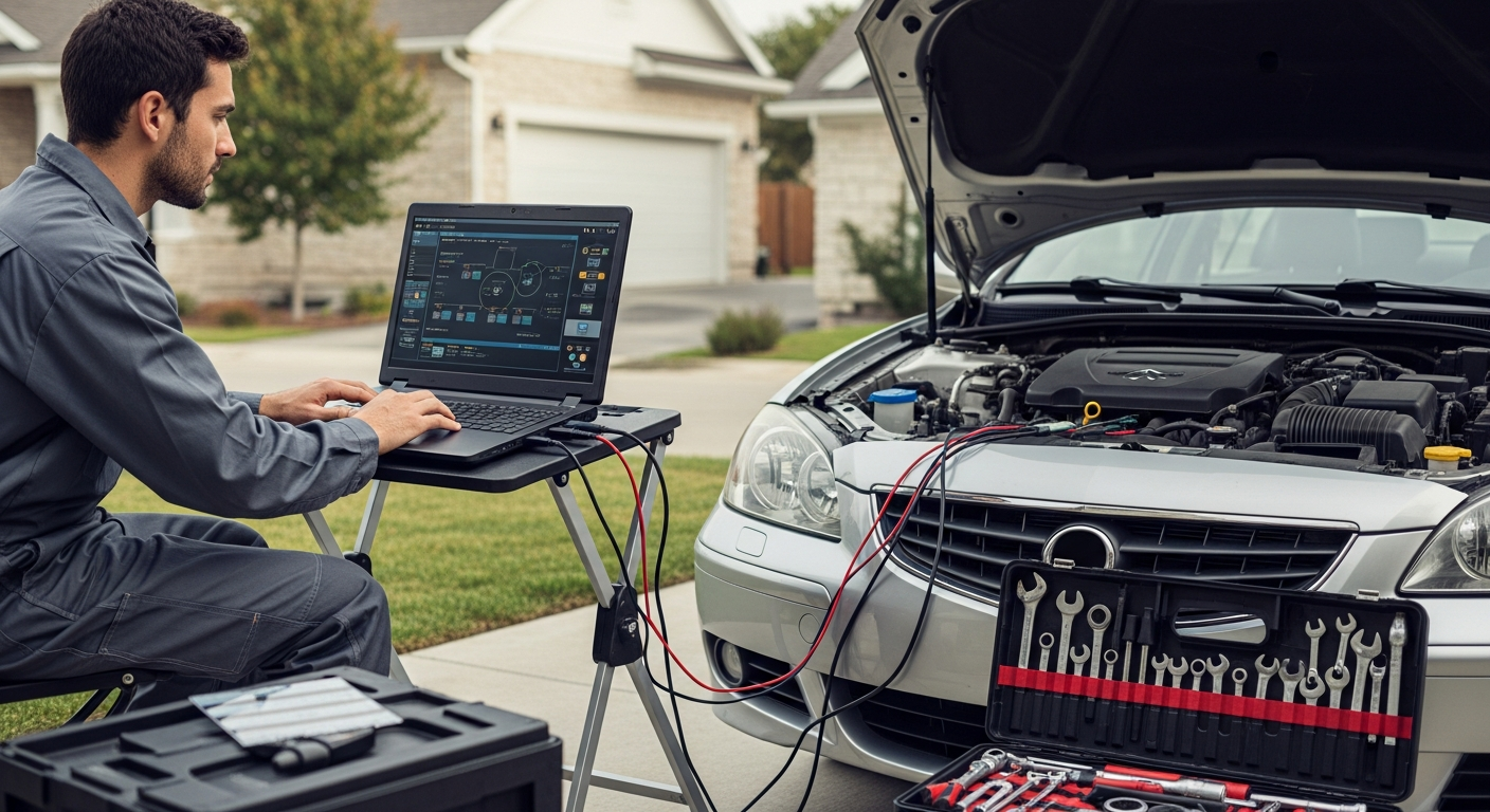 Driveway car diagnosis