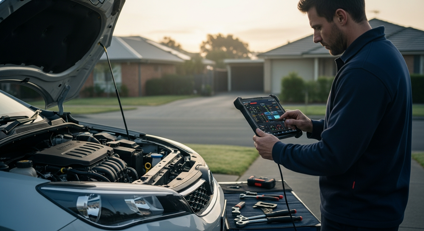 Mobile vehicle mechanic diagnostic Melbourne