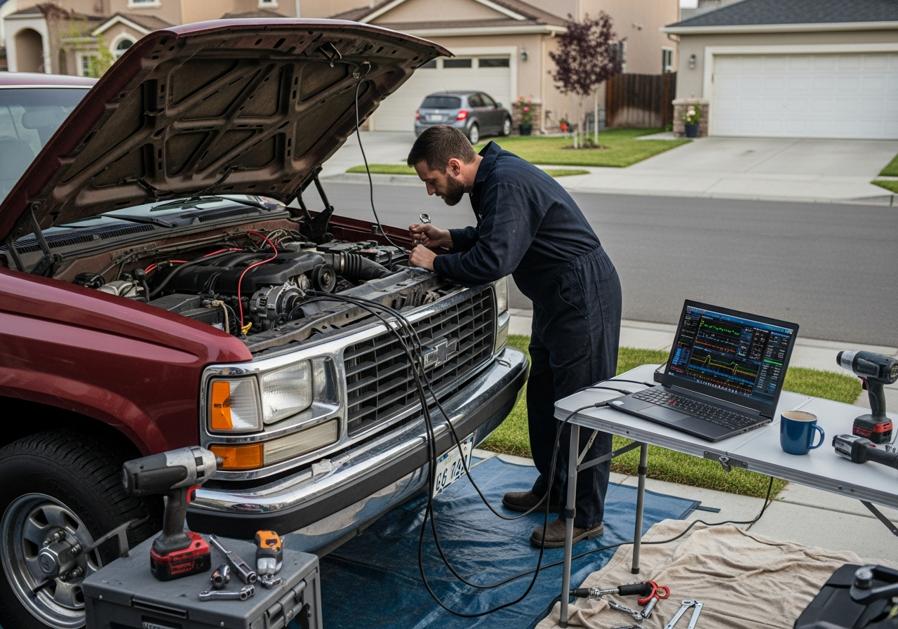 Onsite mechanic at home