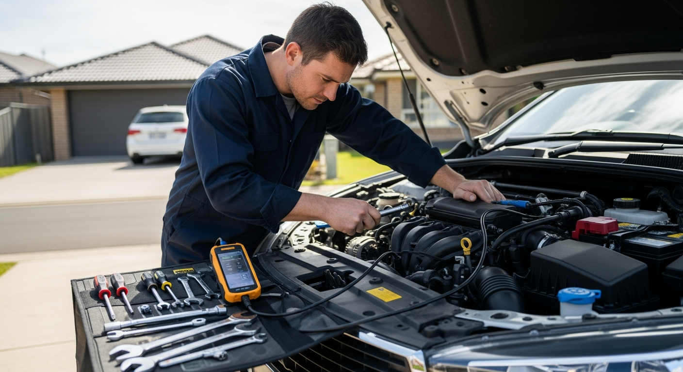Mechanical car repair onsite Melbourne