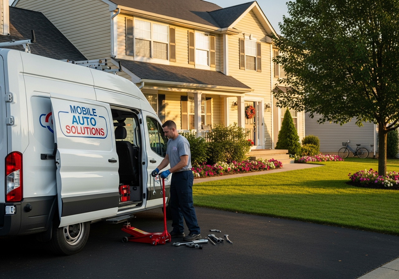 Mobile mechanic van in Melbourne