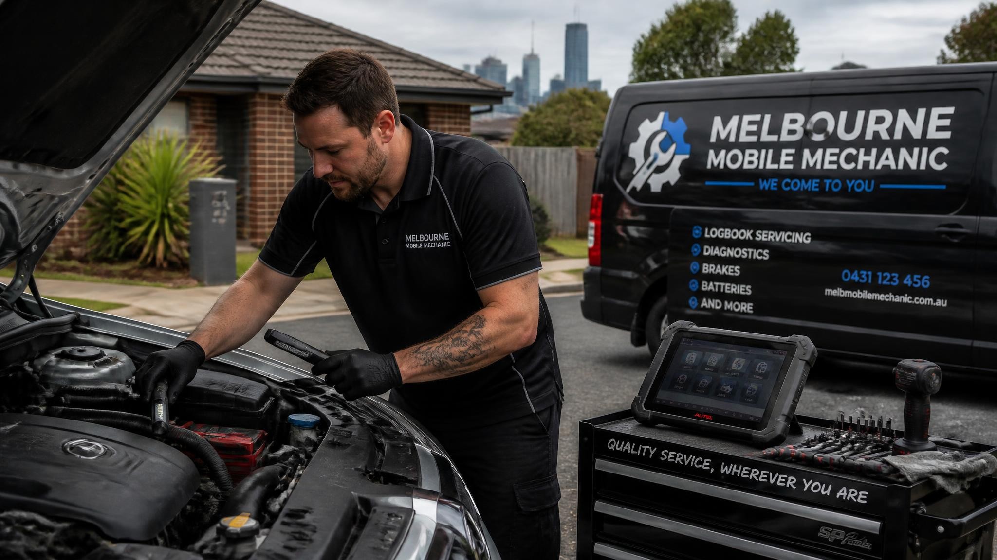 Mobile mechanic providing car works near me in Melbourne