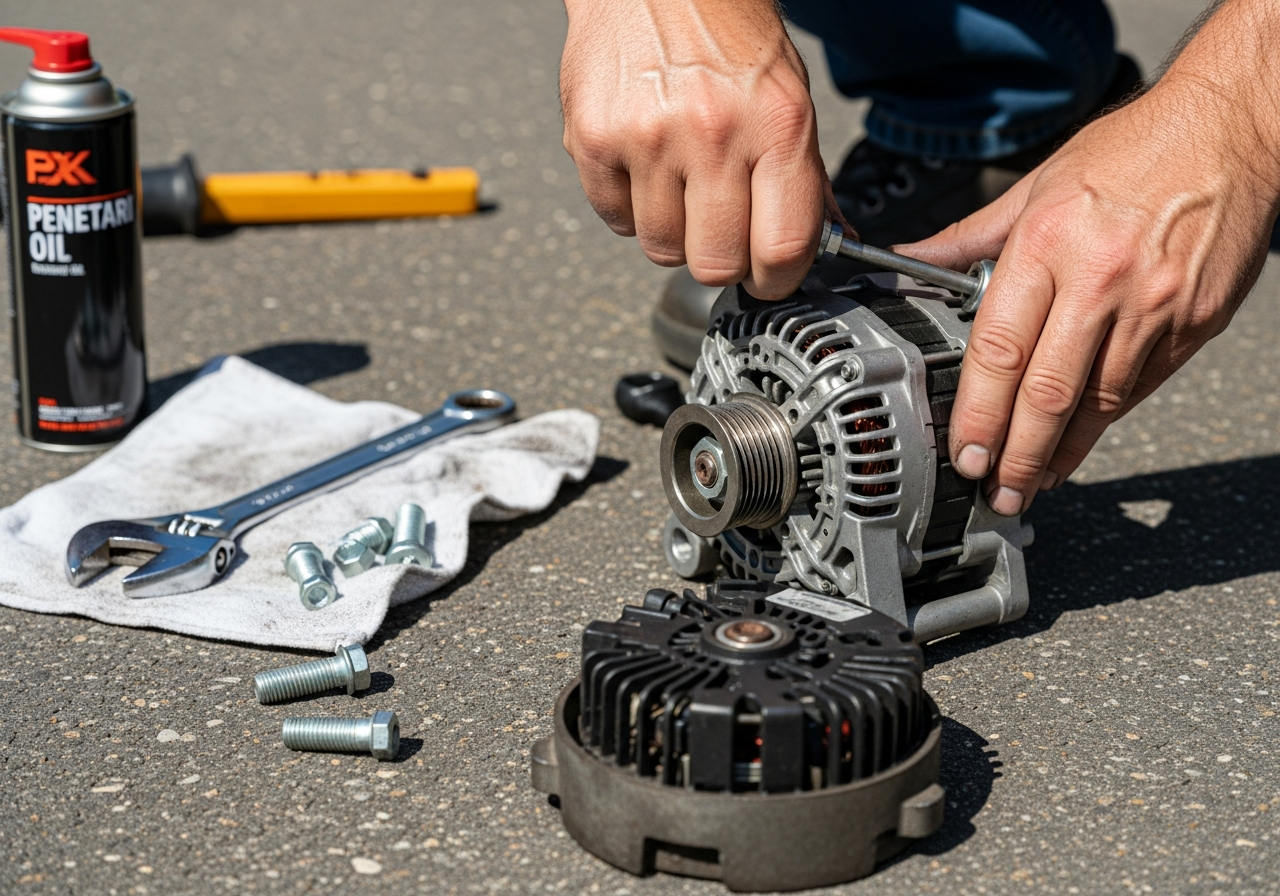 Alternator replacement onsite
