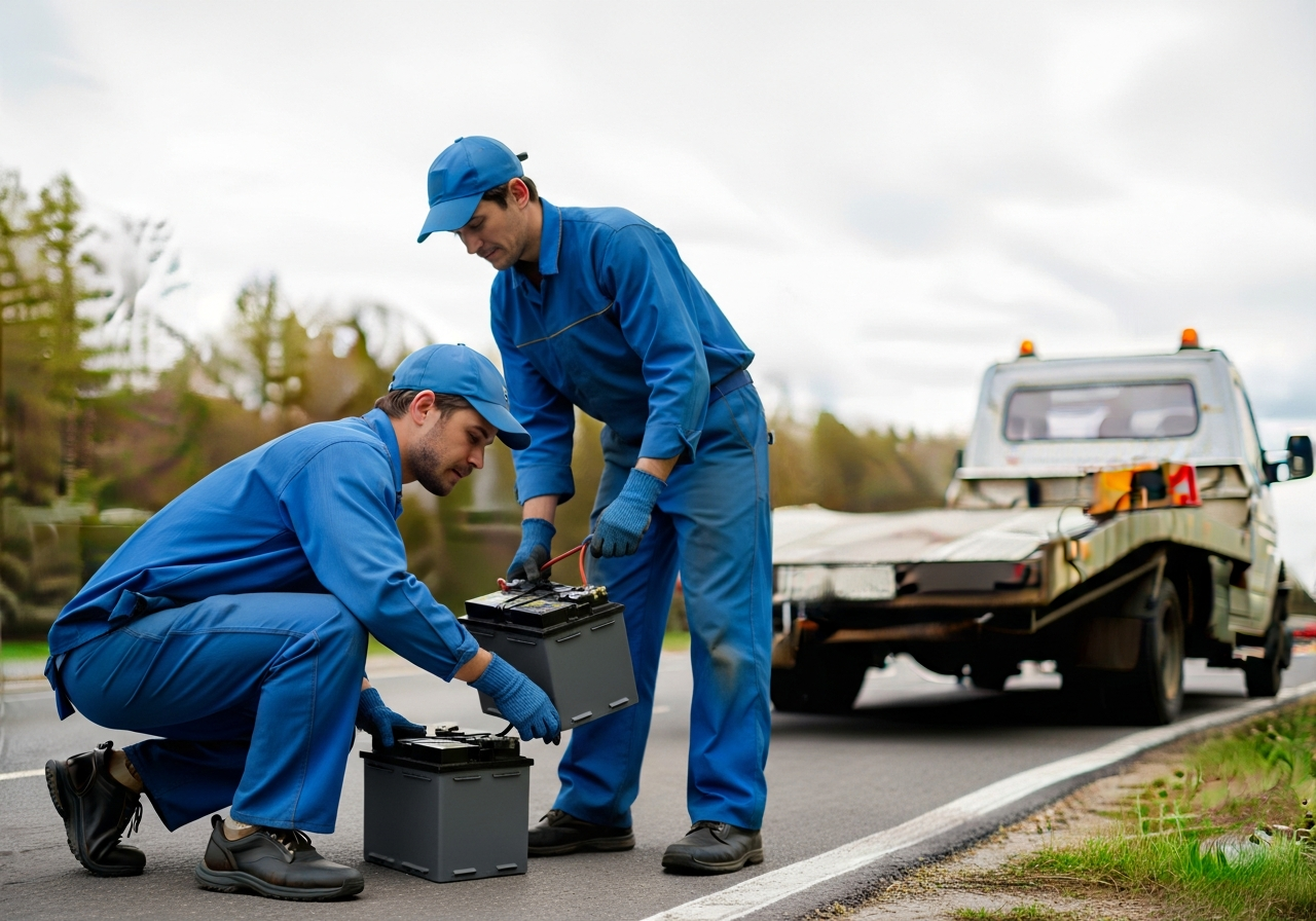 Battery replacement onsite