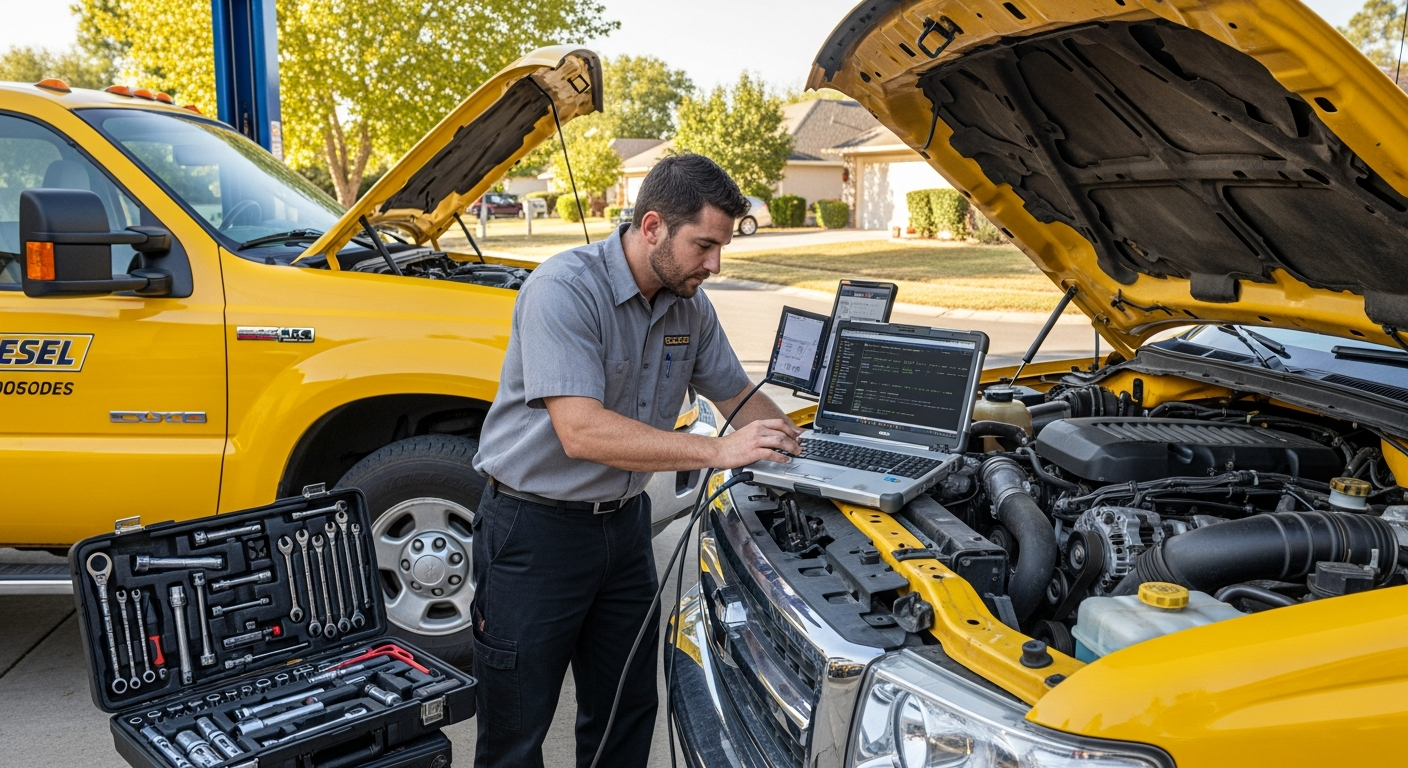 Mobile diesel mechanic Melbourne