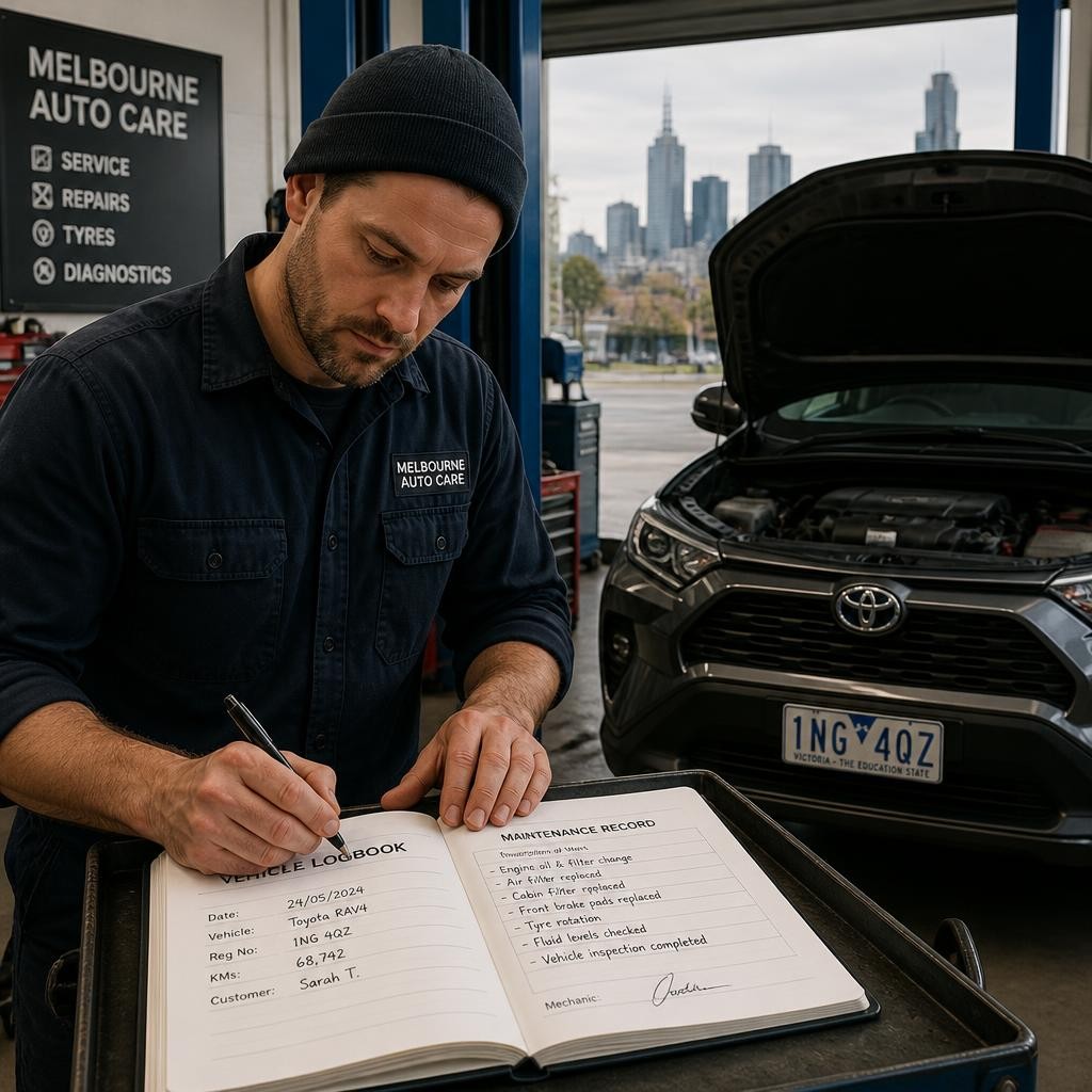 On-site logbook servicing in Melbourne
