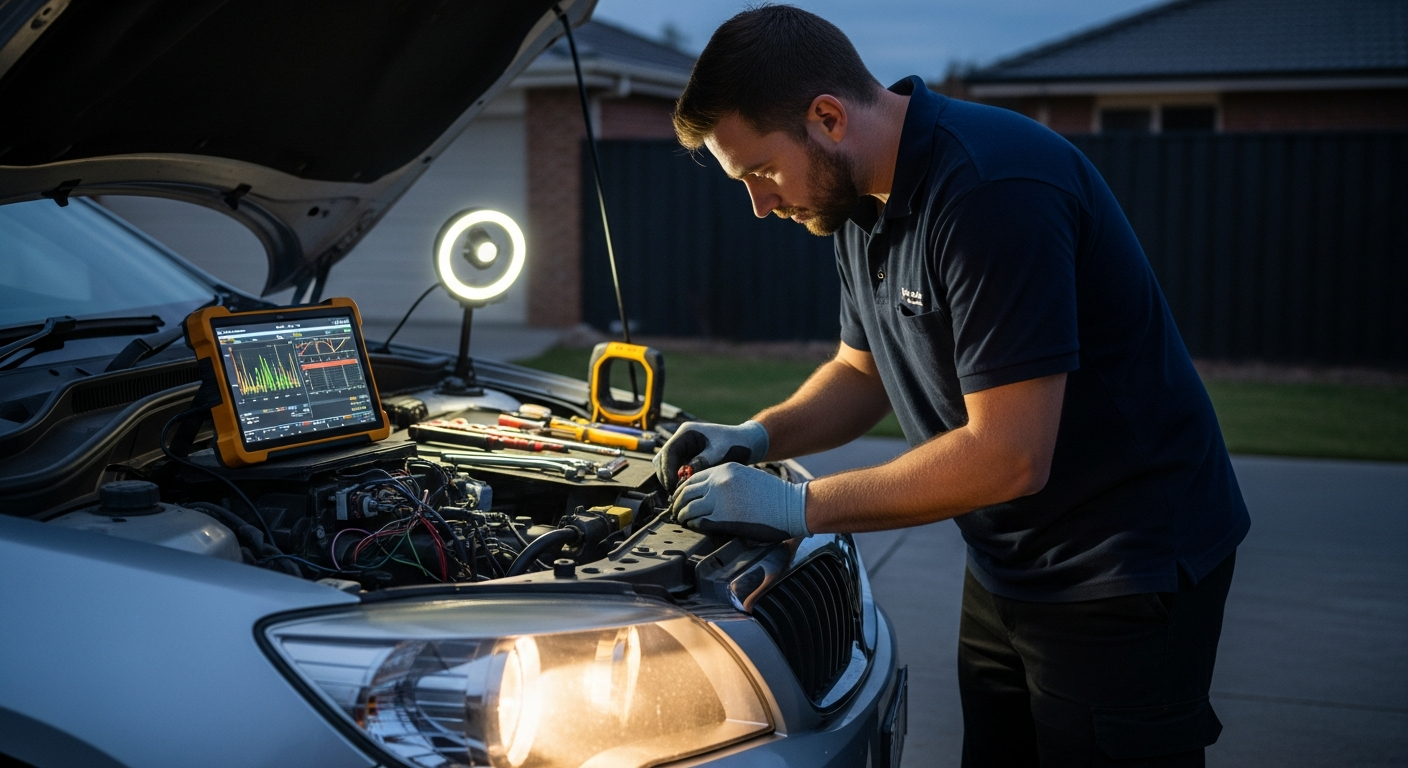 Car light mechanic onsite