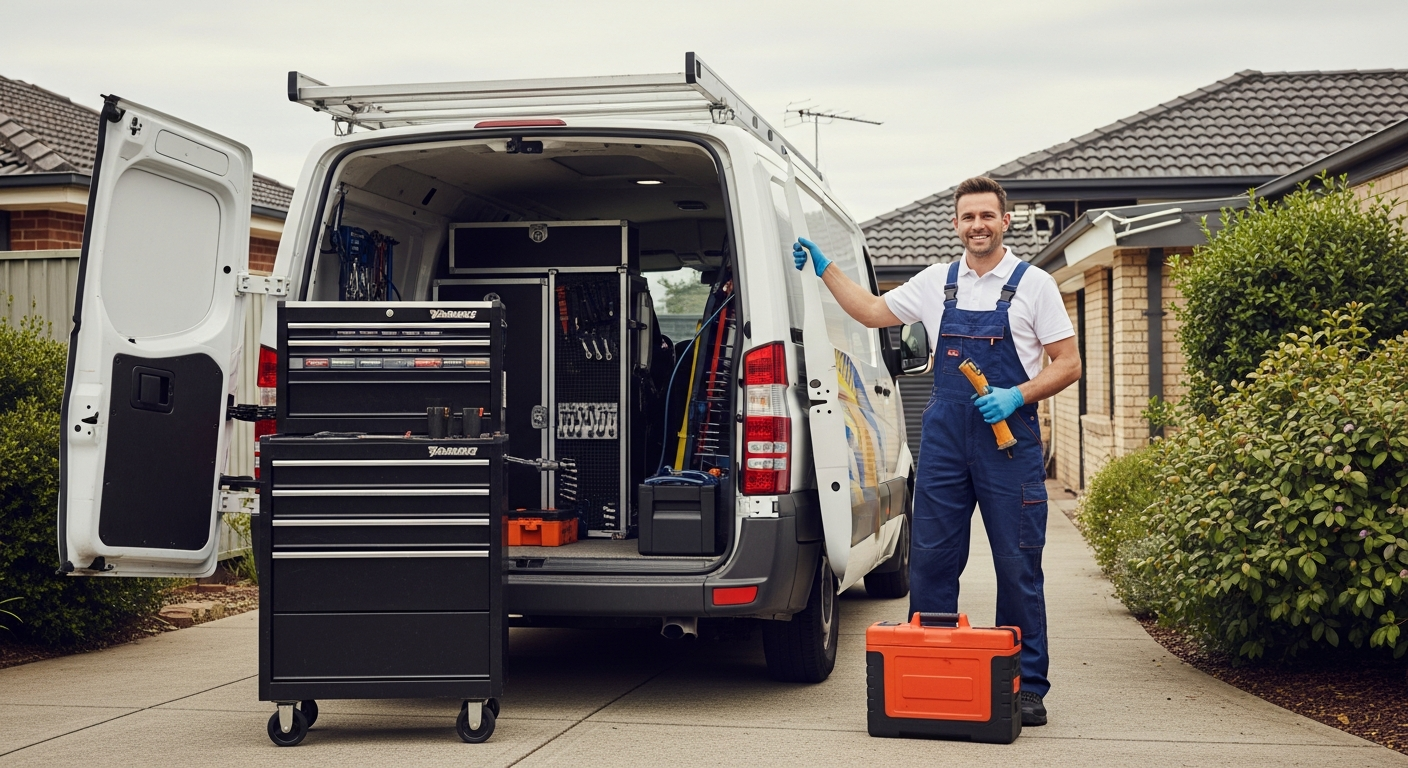 Mobile mechanic arriving