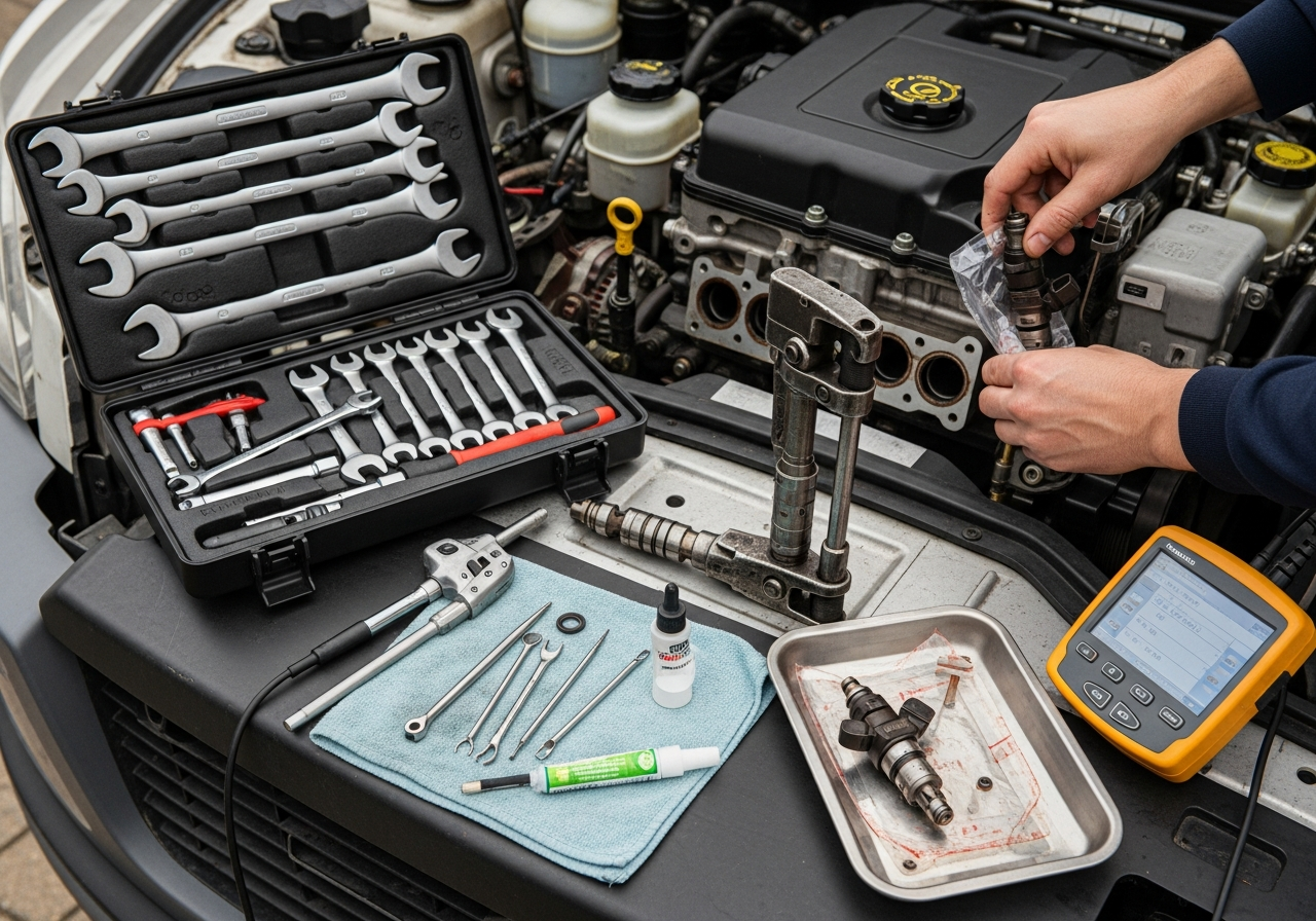 Diesel injector replacement onsite