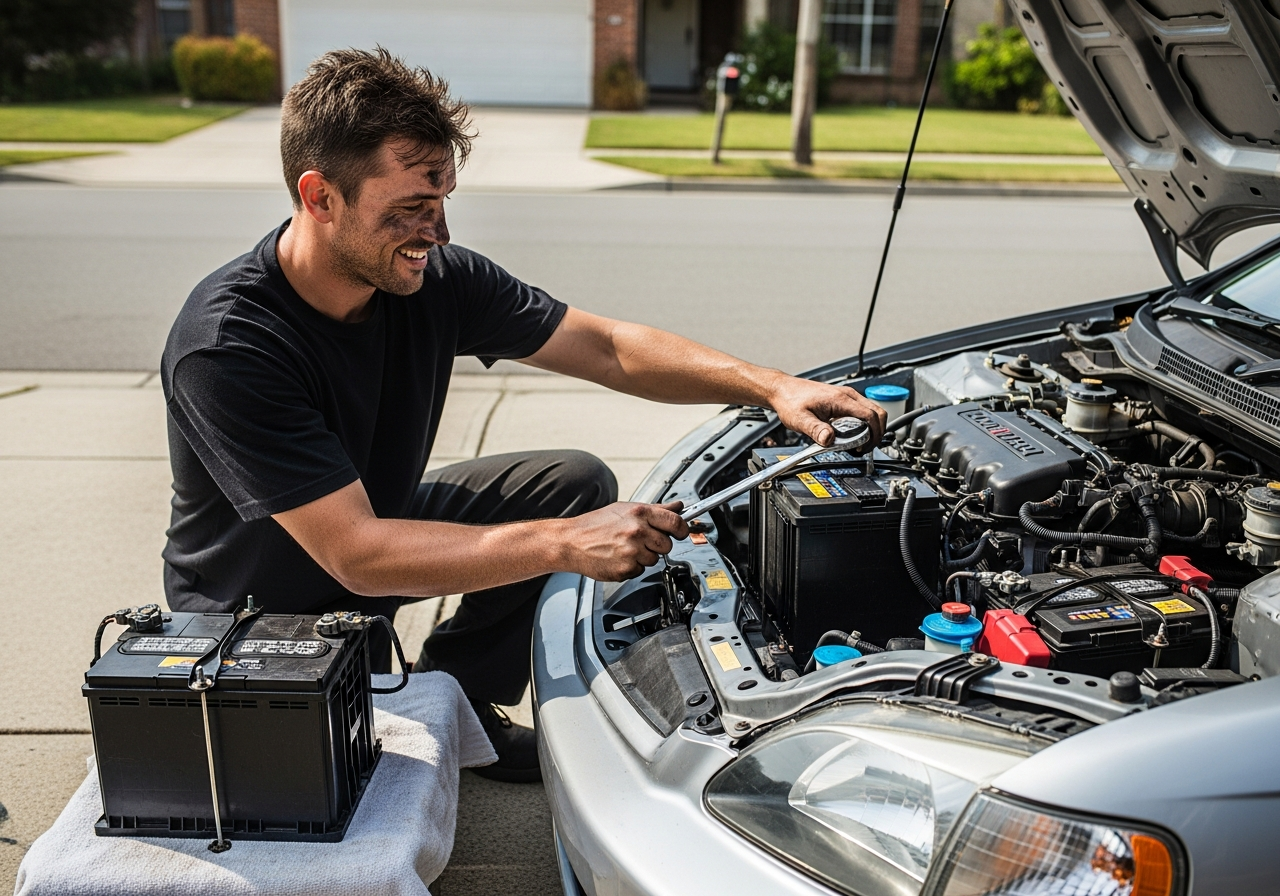 Battery replacement onsite