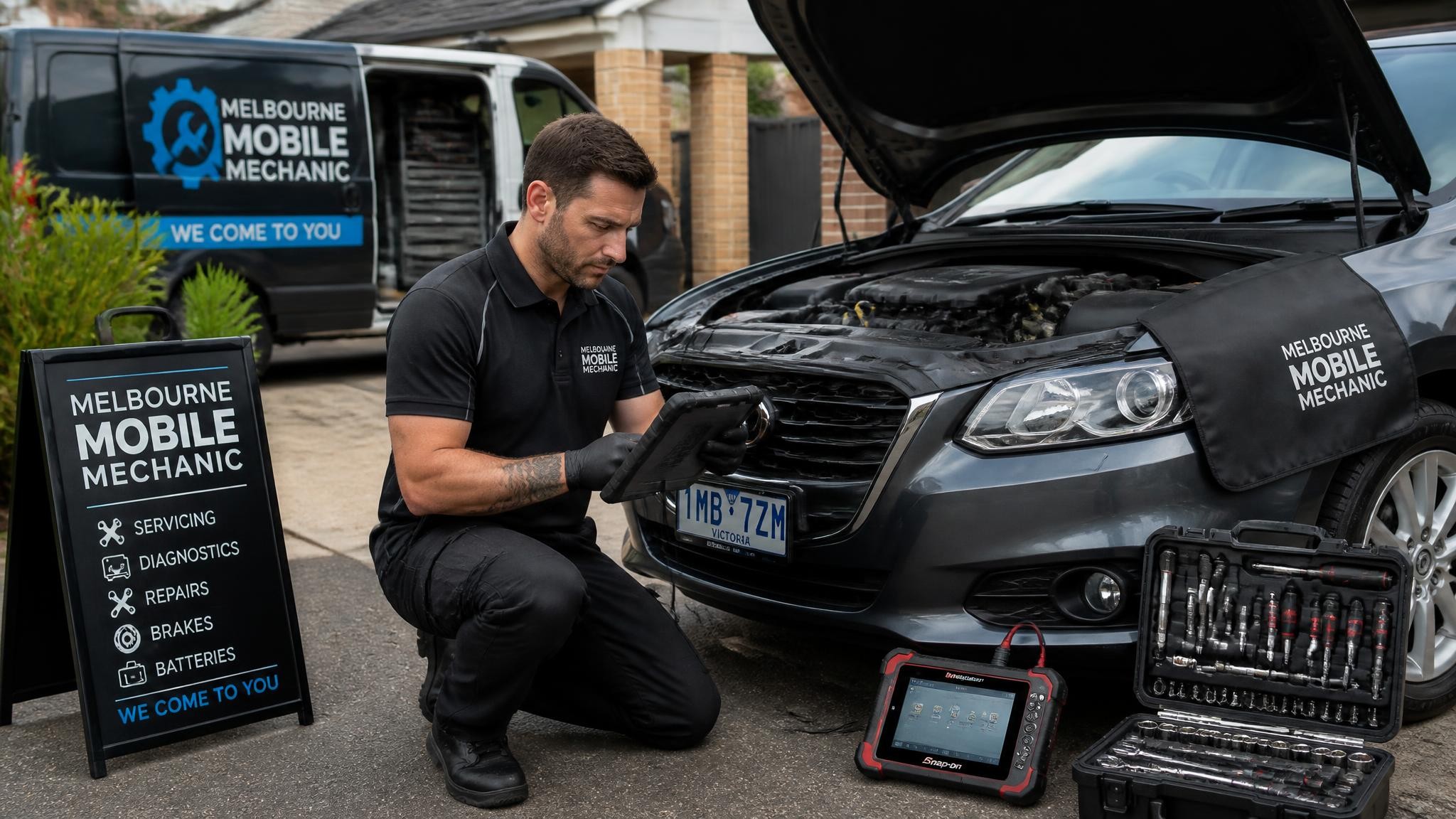 Auto service online Melbourne mobile mechanic