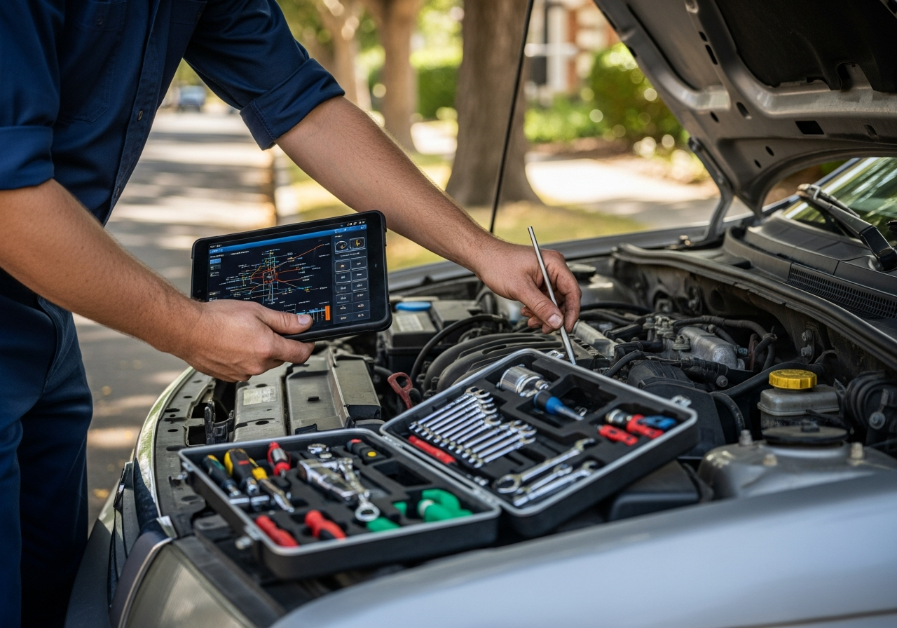Car diagnostics onsite