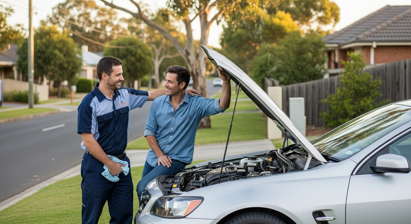 Mobile mechanic helping car fixed in Melbourne