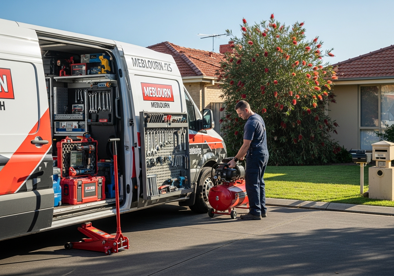 Mobile mechanic service van