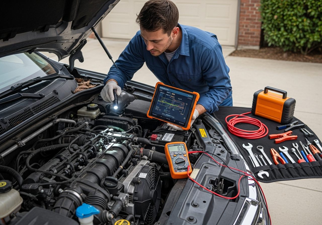Onsite car diagnosis