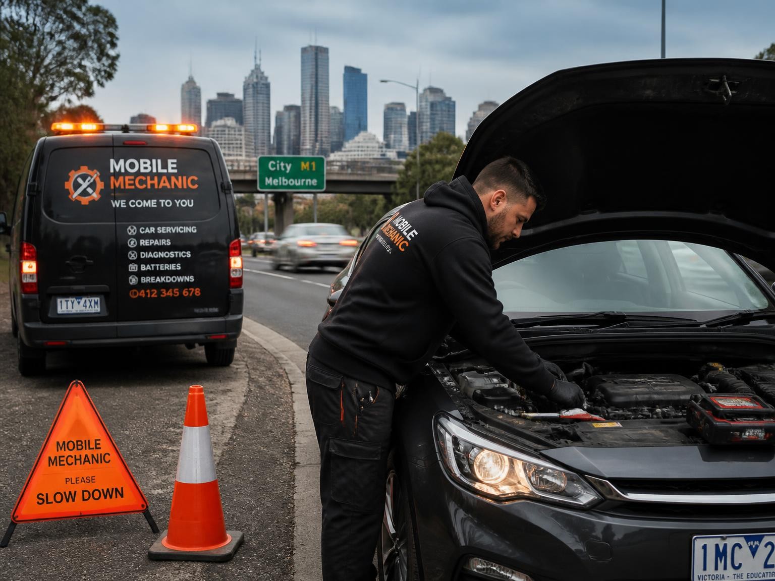 24/7 mobile breakdown assistance in Melbourne