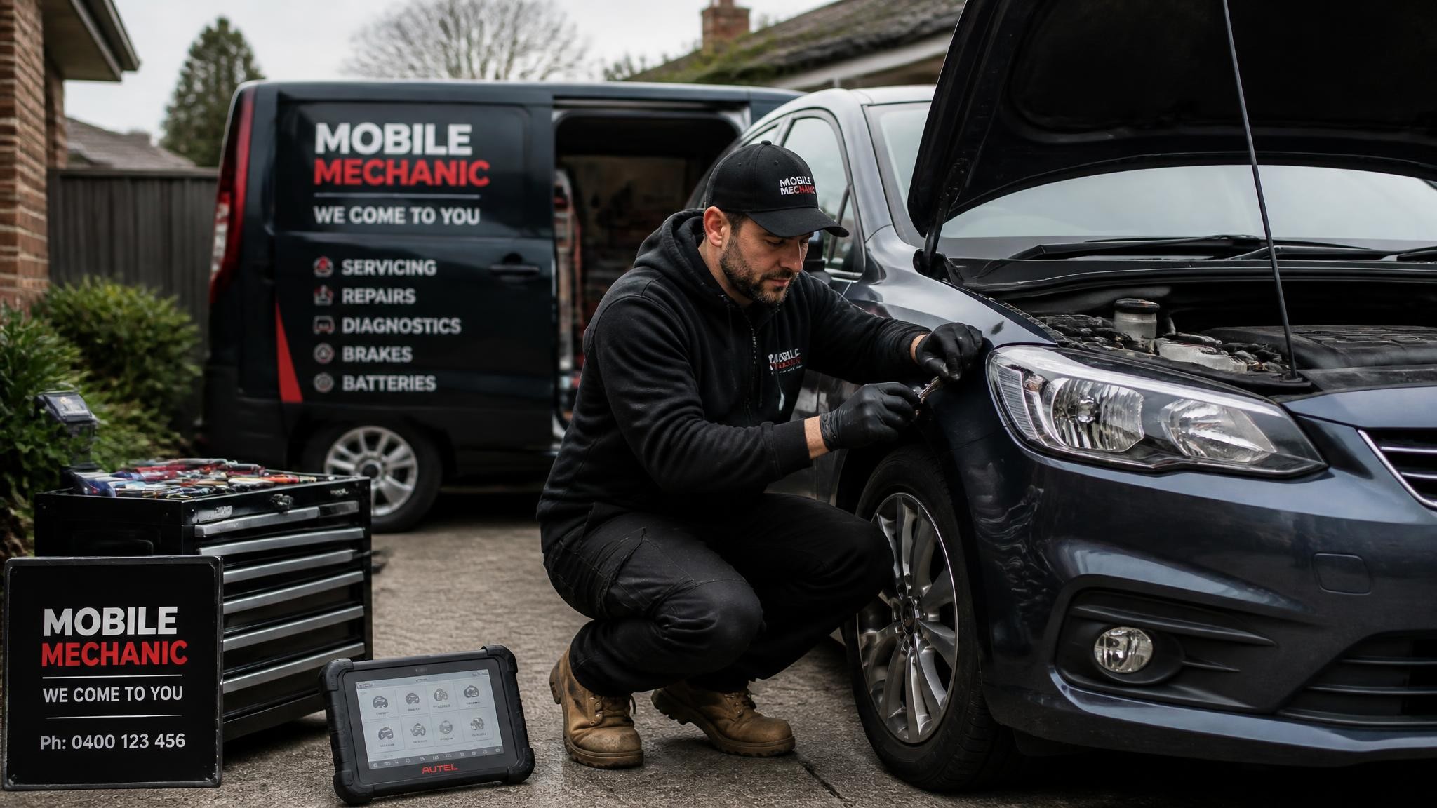 Small car repairs in Melbourne by a mobile mechanic