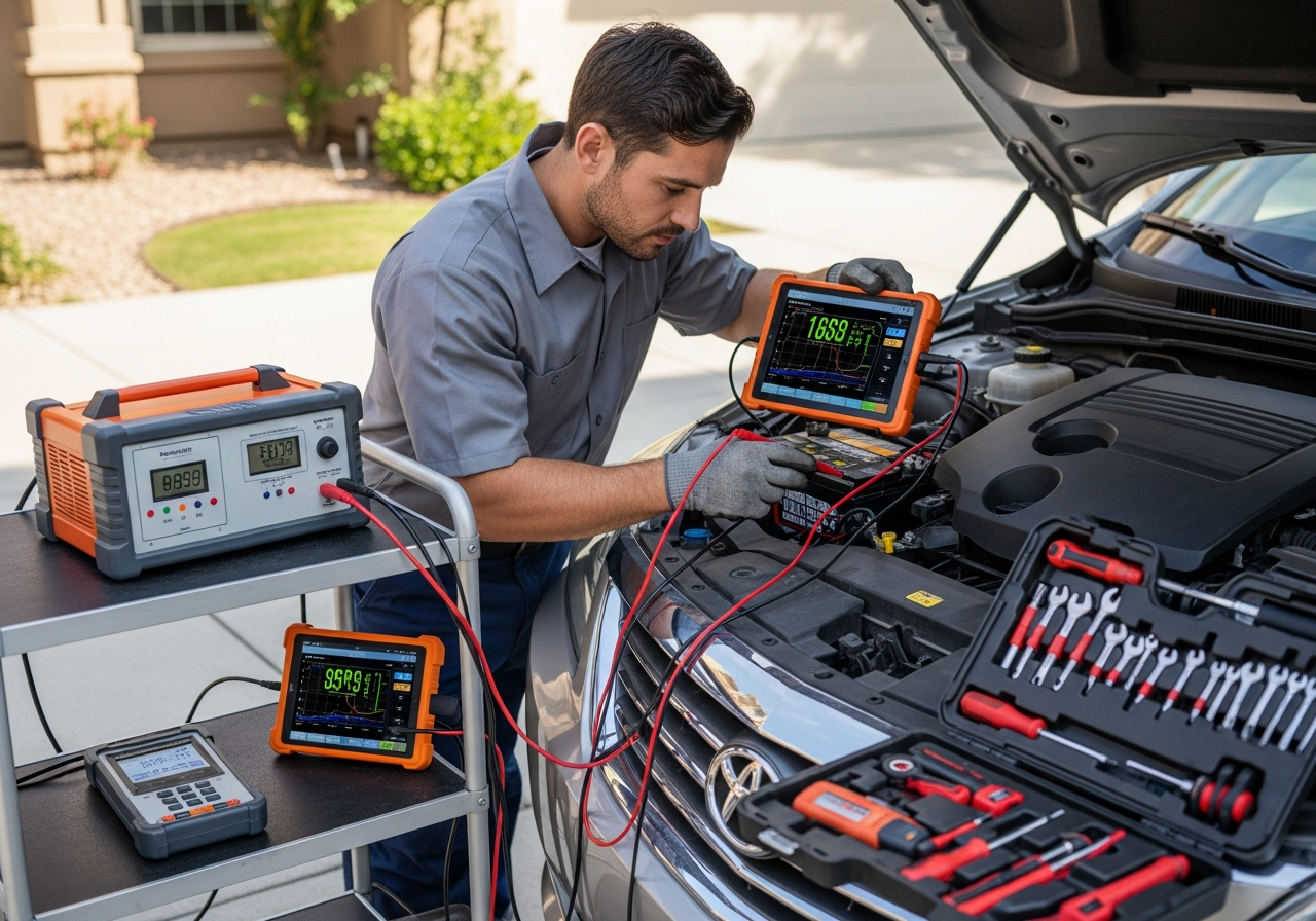 Battery and charging system diagnosis