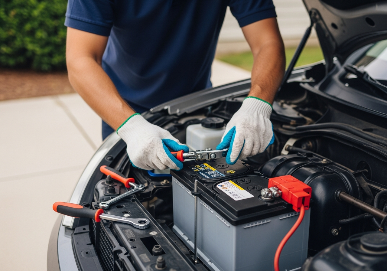 Battery replacement onsite