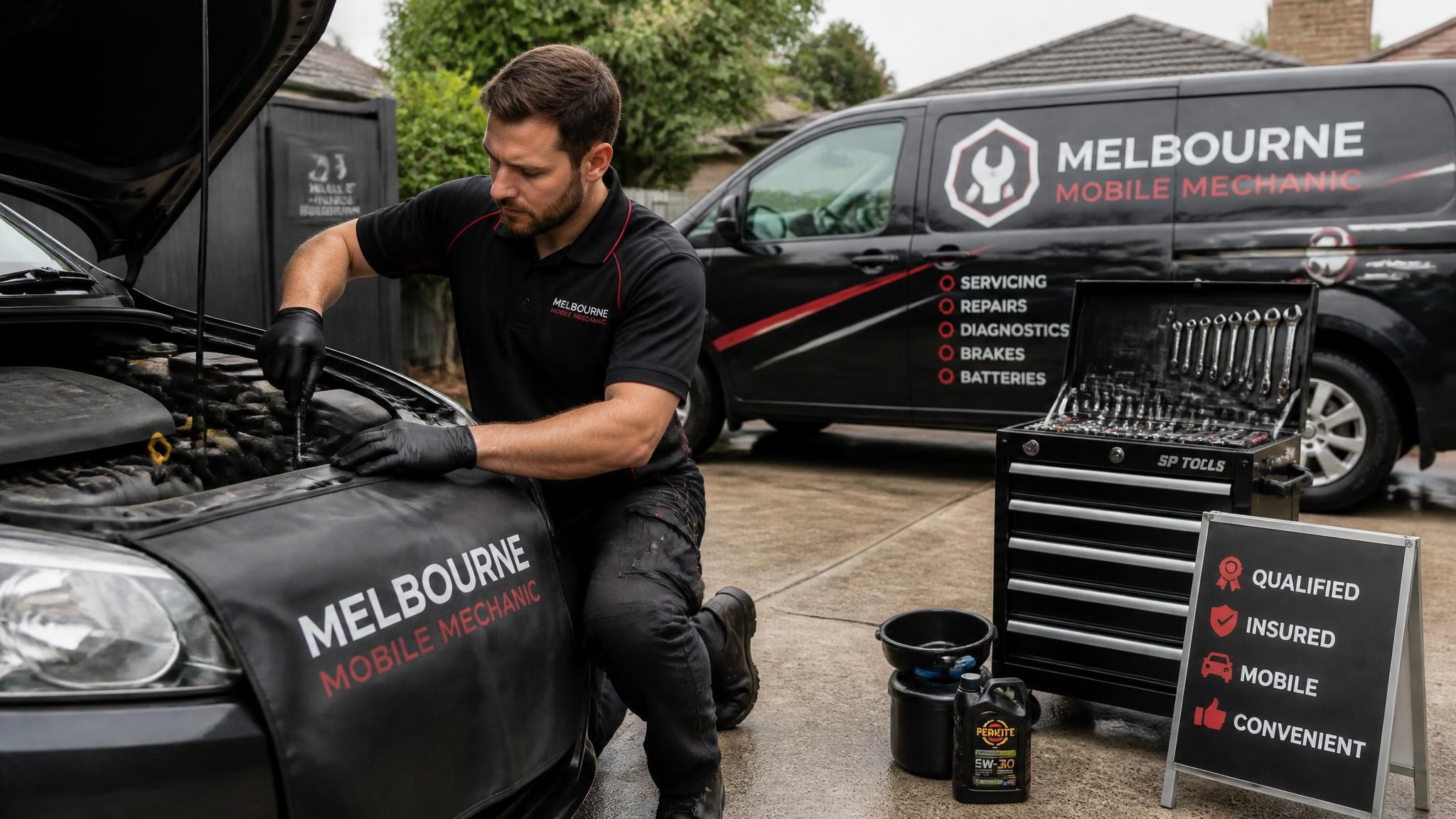 Mobile car servicing in Melbourne