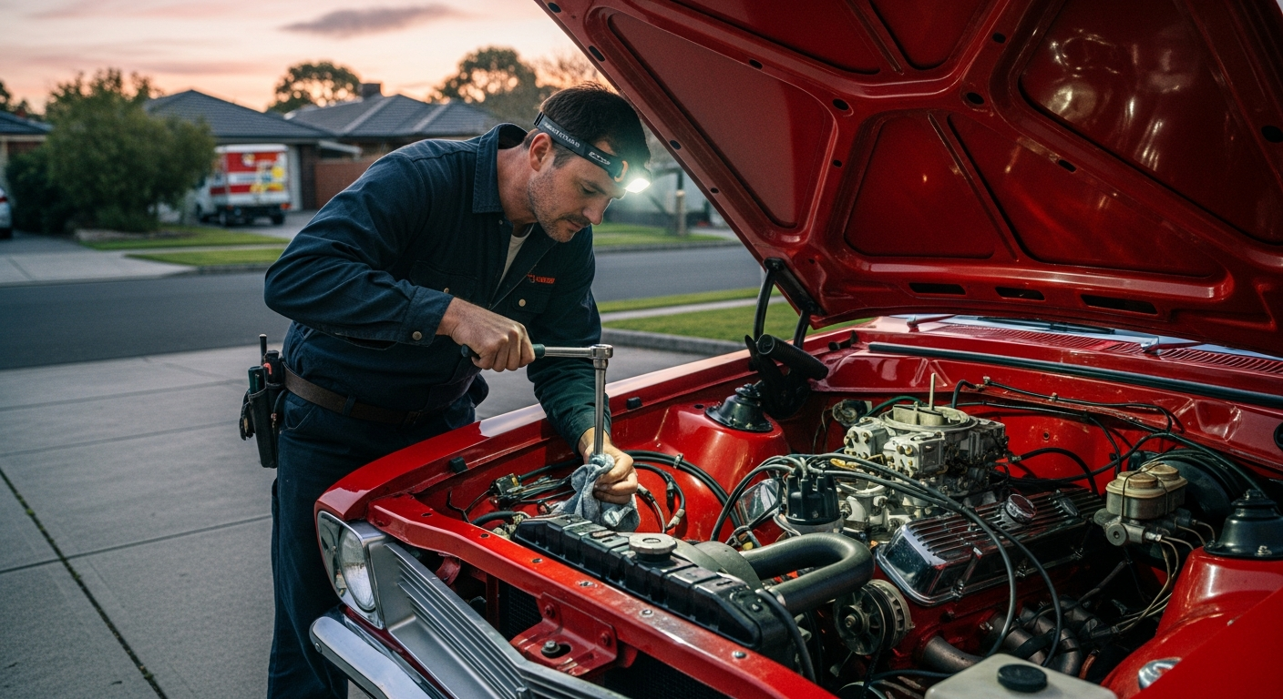 Older car mechanic Melbourne